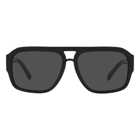 New Dolce & Gabbana Black Aviator DG4403 501/87 Sunglasses Women - Picture 2 of 4
